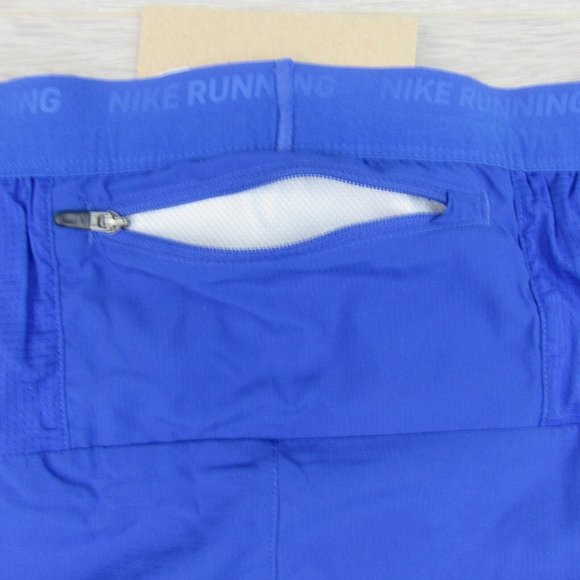 Nike Dri-FIT Stride 7" Running Shorts Mens Size Large Royal Blue NEW - Picture 10 of 13